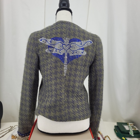 Custo Barcelona Dragonfly Jacket sz 37 - US sm - Picture 6 of 10